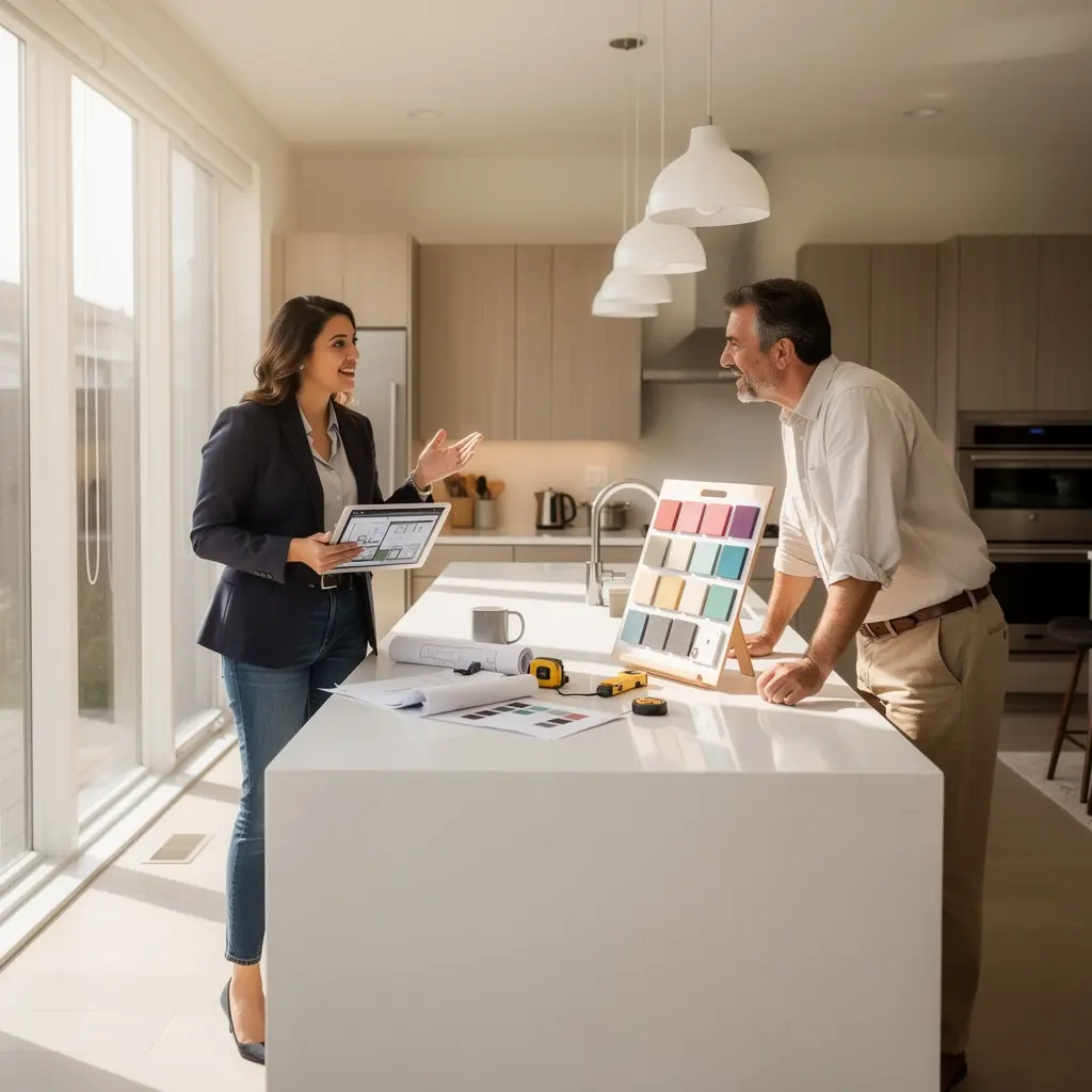 Łazienka z nowoczesnymi akcesoriami i świeżymi kolorami, doskonała do odnowy.